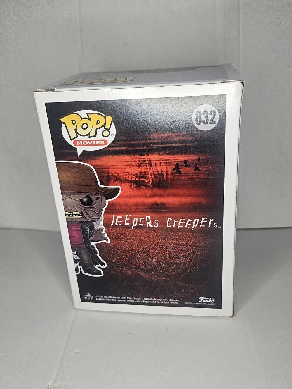 Funko Pop! Vinyl Movie Jeepers Creeper The Creeper #832 Horror COME w/ Protector